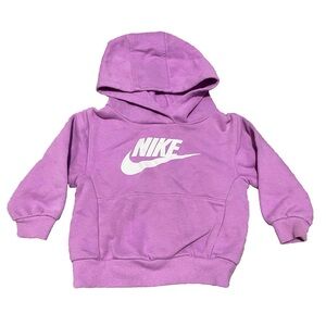 Nike Toddler Girls 12 m 1yr Hoodie Pullover Sweater Top Purple Clothing 4/$20 🛑